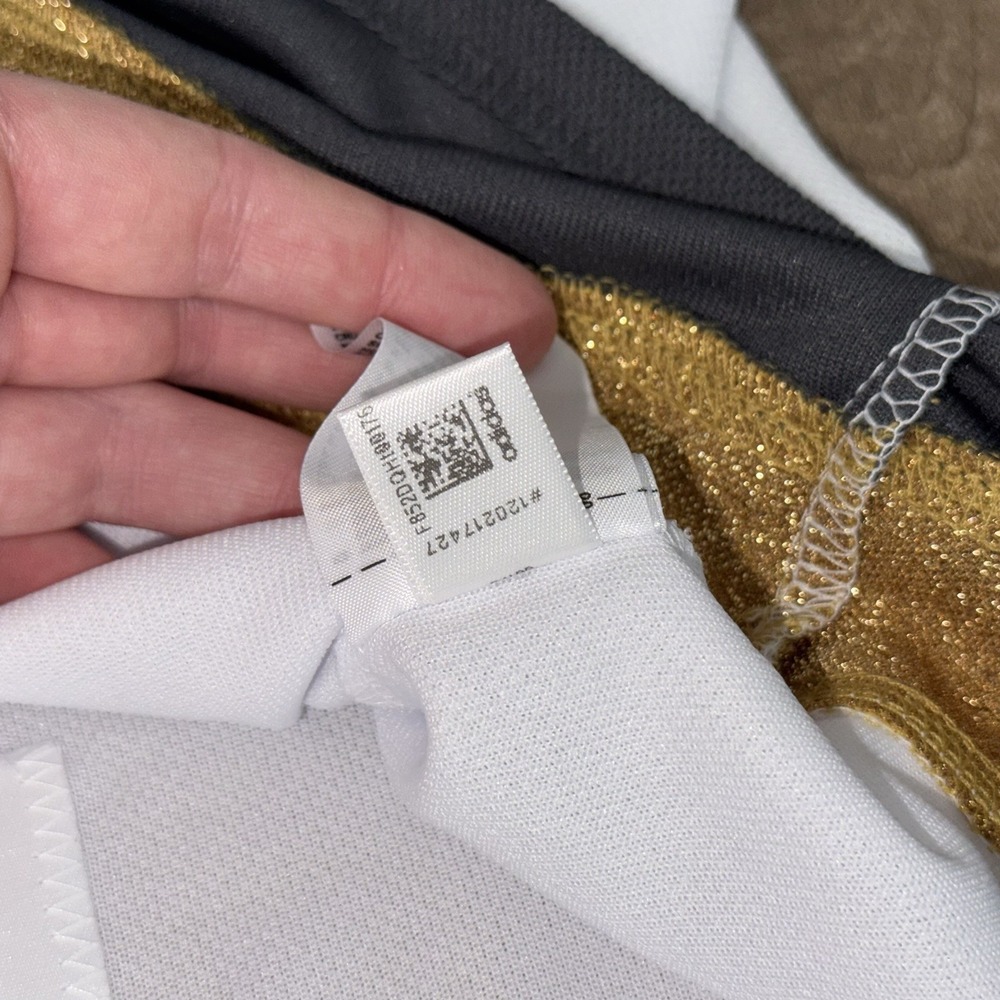 NWT Adidas Vegas Golden Knights White Away Jersey Men's 50 Authentic NHL Strap - Picture 9 of 11